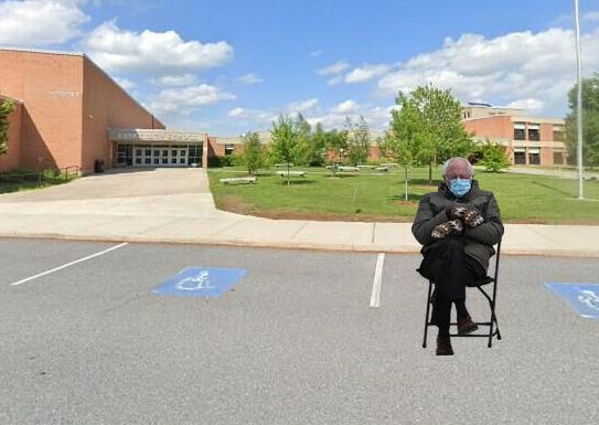 Bernie sits at EHS